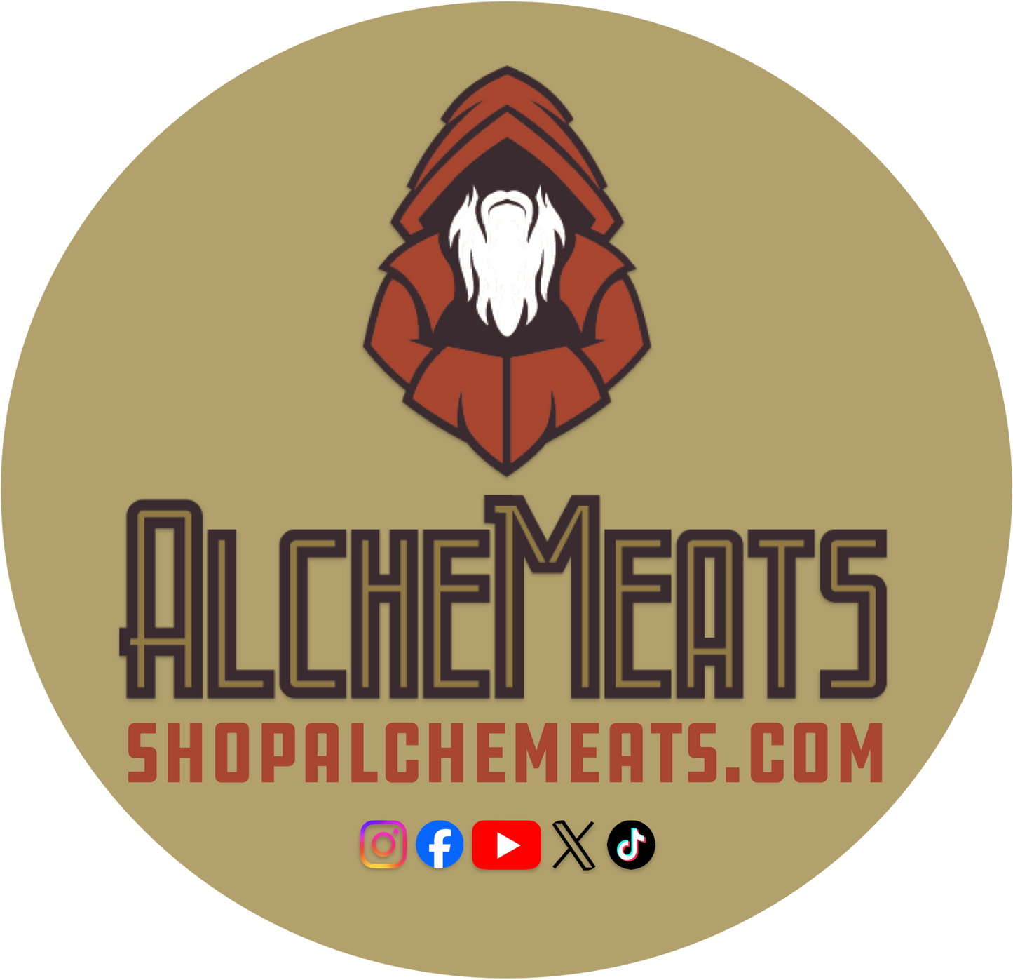 AlcheMeats 2.5" Sticker