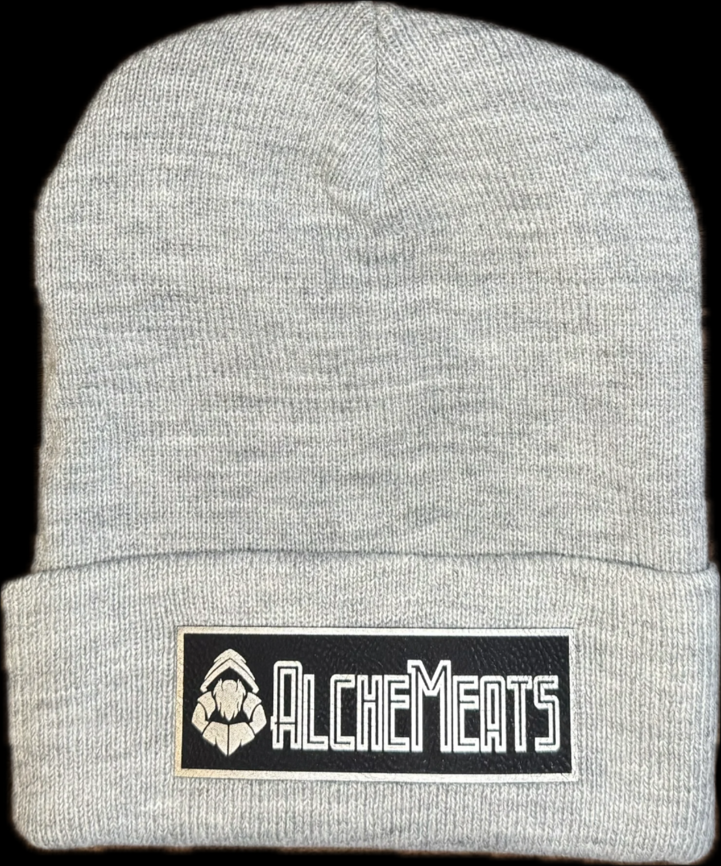 AlcheMeats Cuffed Beanie - Heather Grey