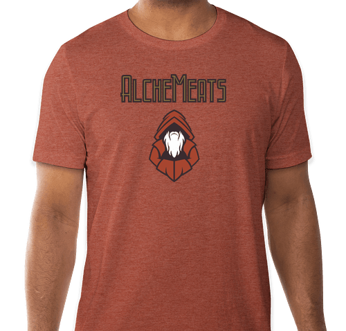 AlcheMeats Short-Sleeve T-Shirt - Heather Clay