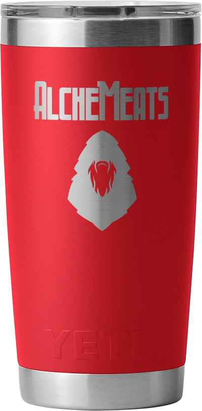 AlcheMeats Yeti® Rambler 20 oz. Tumbler w/MagSlider Lid - Red - AlcheMeats